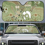 NAIDOC Week 2026 Auto Sun Shade Dragonfly Australian Aboriginal Art