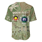 Personalised NAIDOC Week 2026 Baseball Jersey Dragonfly Australian Aboriginal Art
