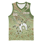 Personalised NAIDOC Week 2026 Basketball Jersey Dragonfly Australian Aboriginal Art