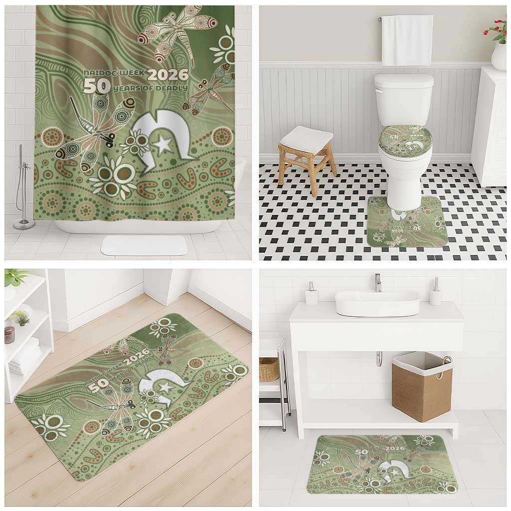 NAIDOC Week 2026 Bathroom Set Dragonfly Australian Aboriginal Art