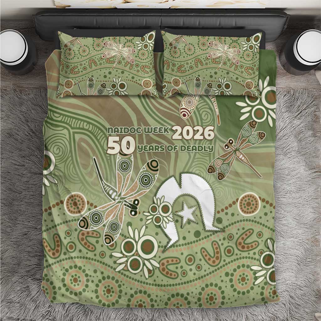 NAIDOC Week 2026 Bedding Set Dragonfly Australian Aboriginal Art