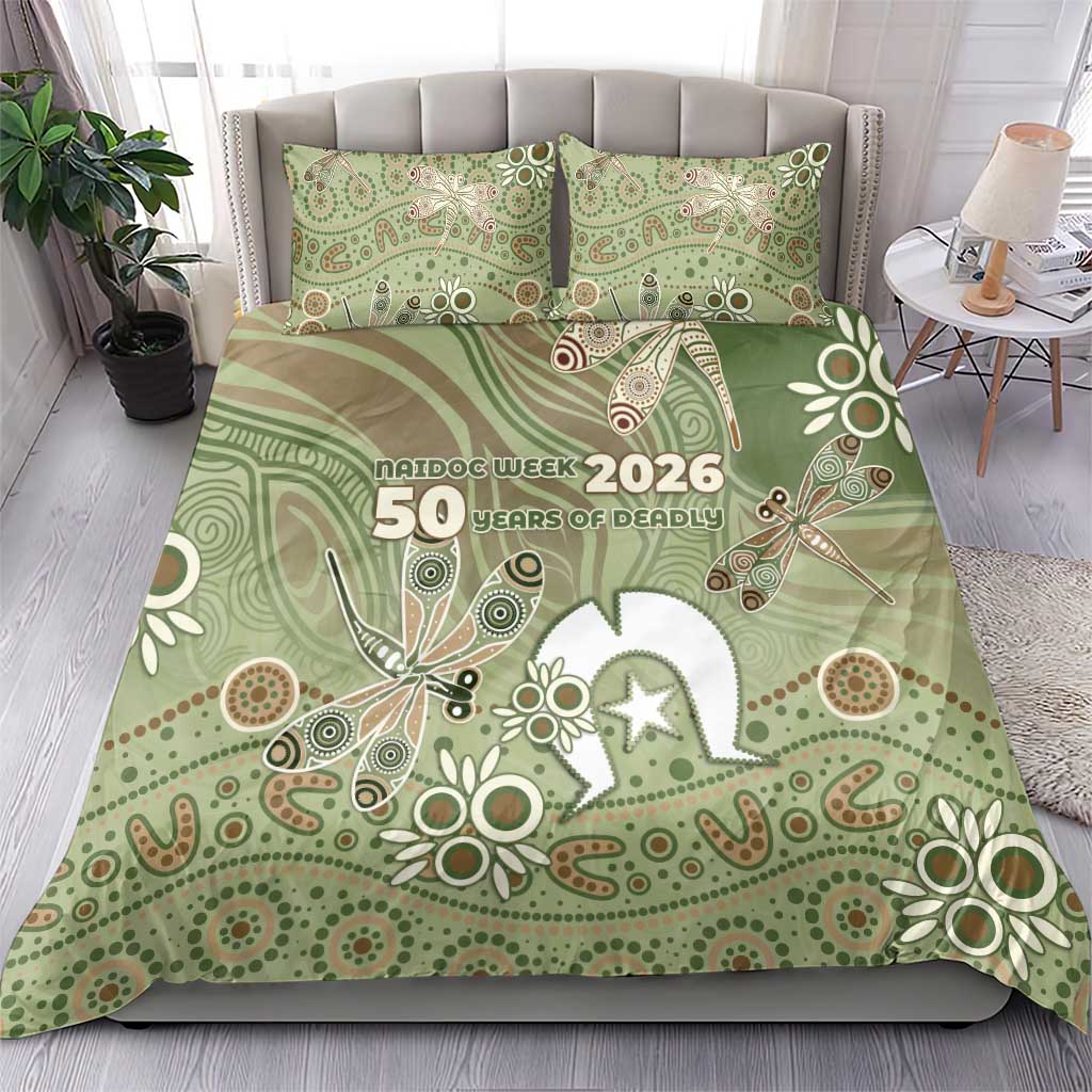 NAIDOC Week 2026 Bedding Set Dragonfly Australian Aboriginal Art