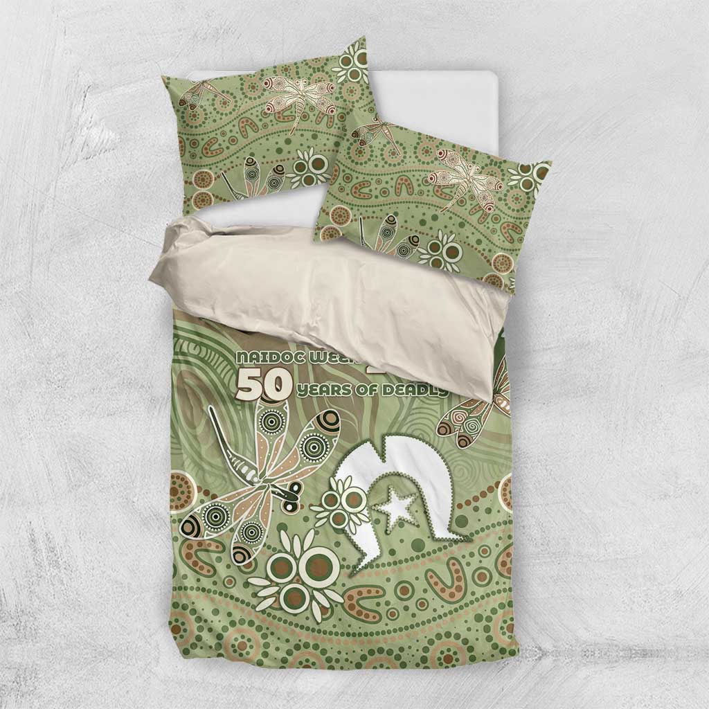 NAIDOC Week 2026 Bedding Set Dragonfly Australian Aboriginal Art