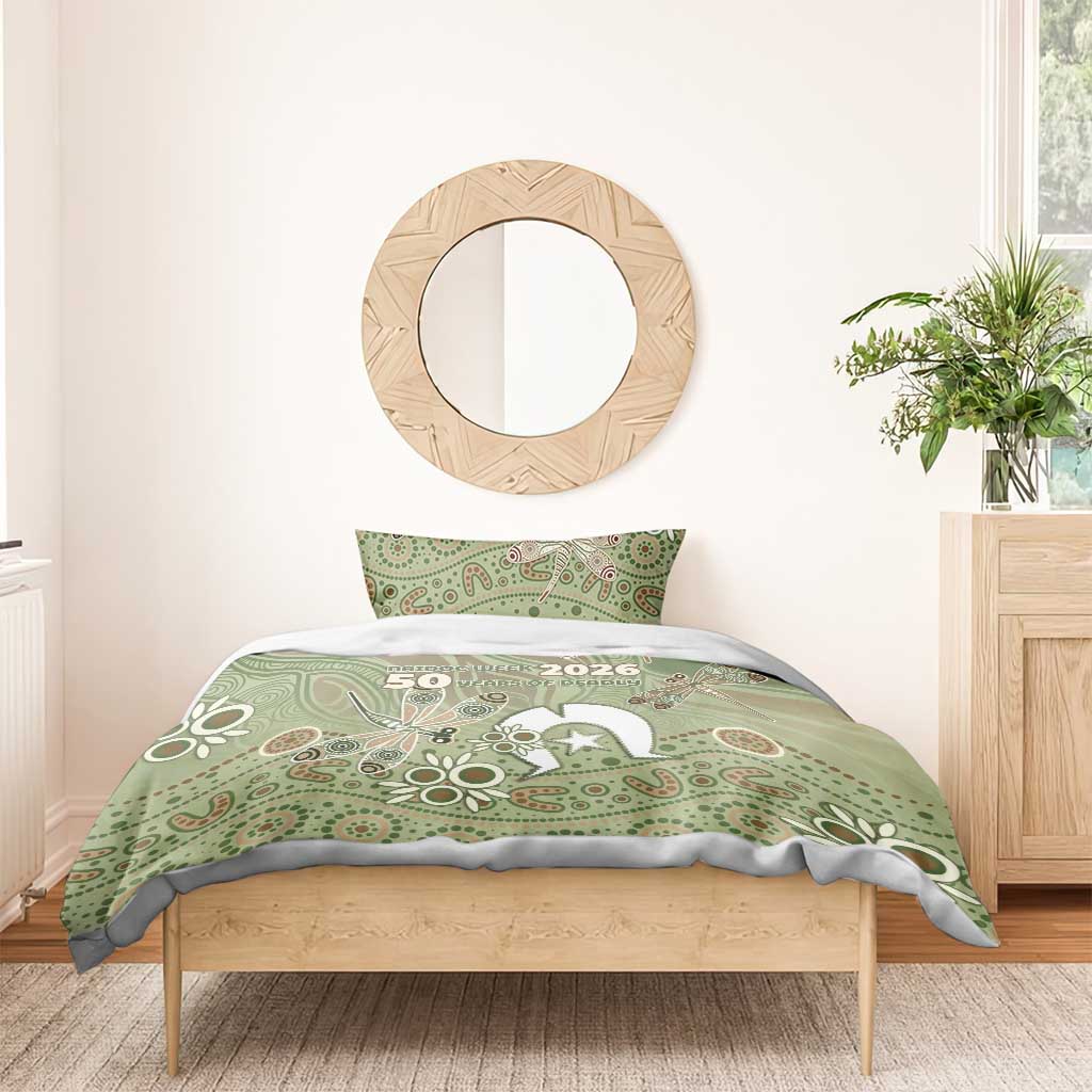 NAIDOC Week 2026 Bedding Set Dragonfly Australian Aboriginal Art