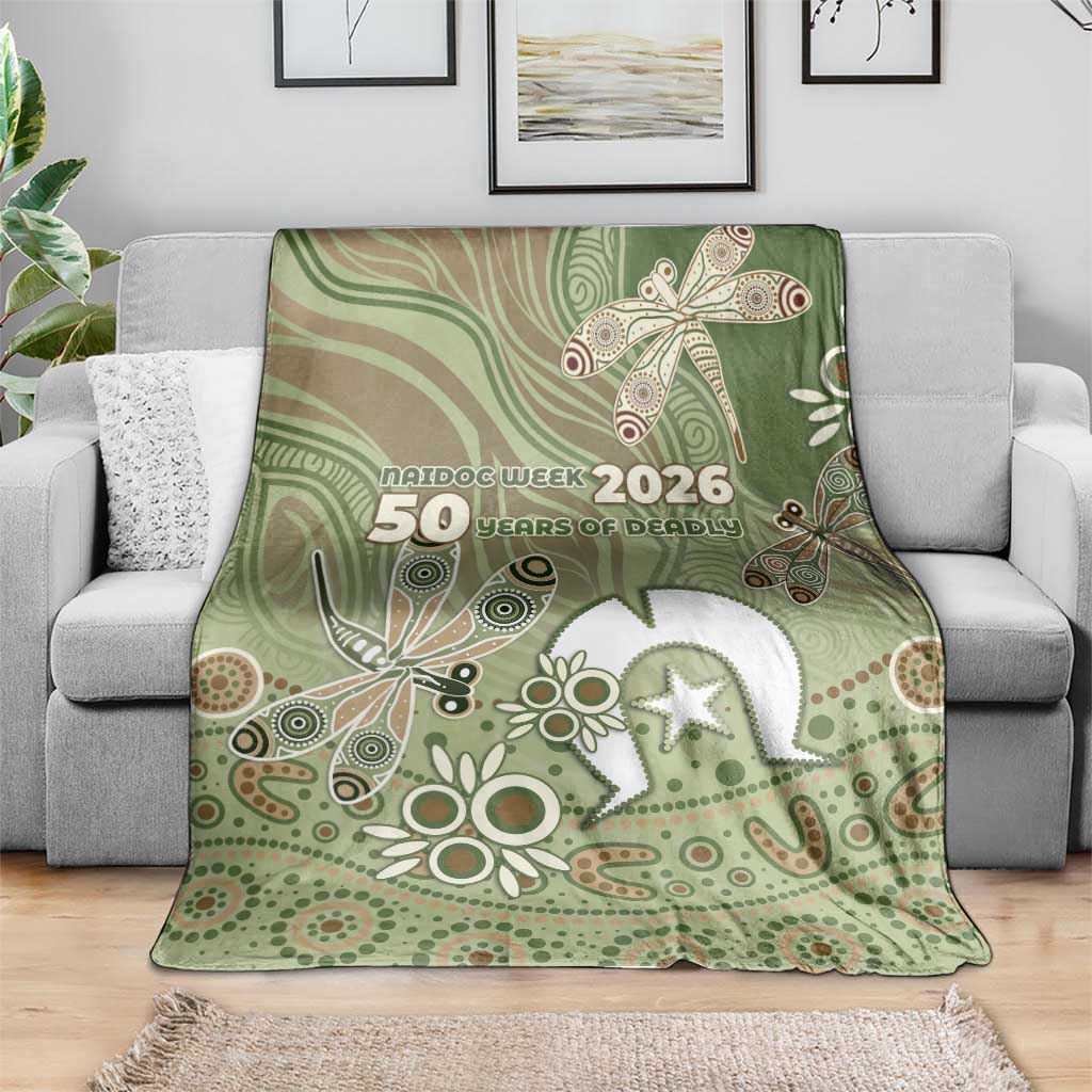 NAIDOC Week 2026 Blanket Dragonfly Australian Aboriginal Art