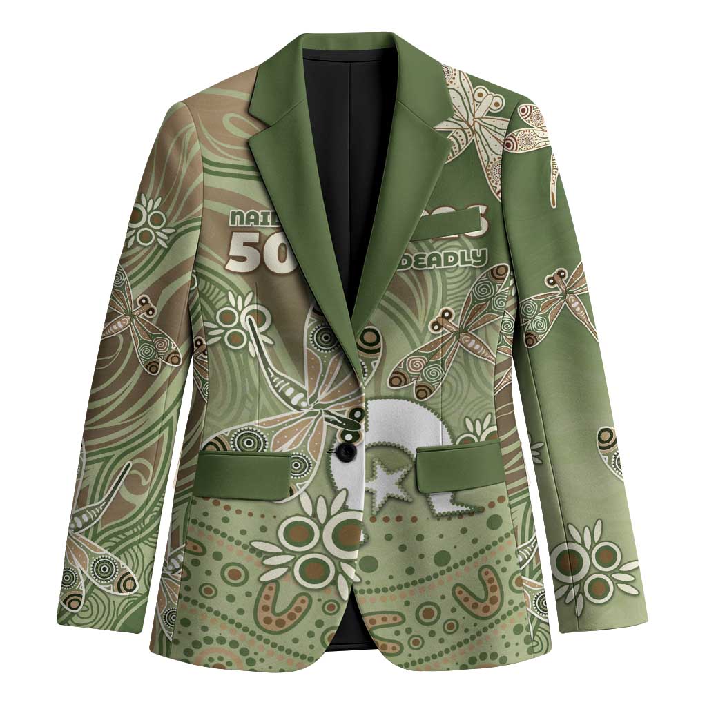 Personalised NAIDOC Week 2026 Blazer Dragonfly Australian Aboriginal Art