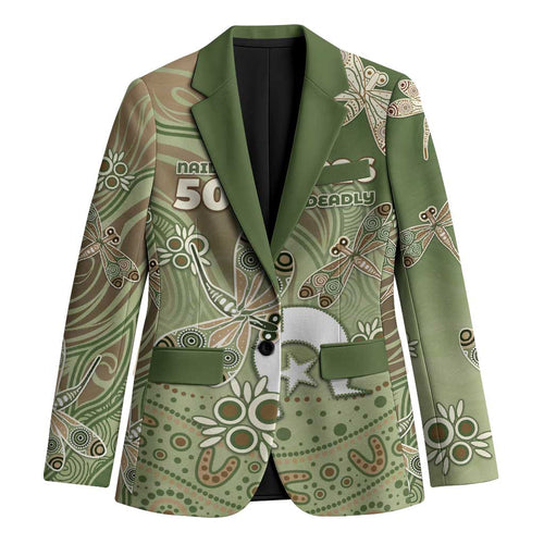 Personalised NAIDOC Week 2026 Blazer Dragonfly Australian Aboriginal Art