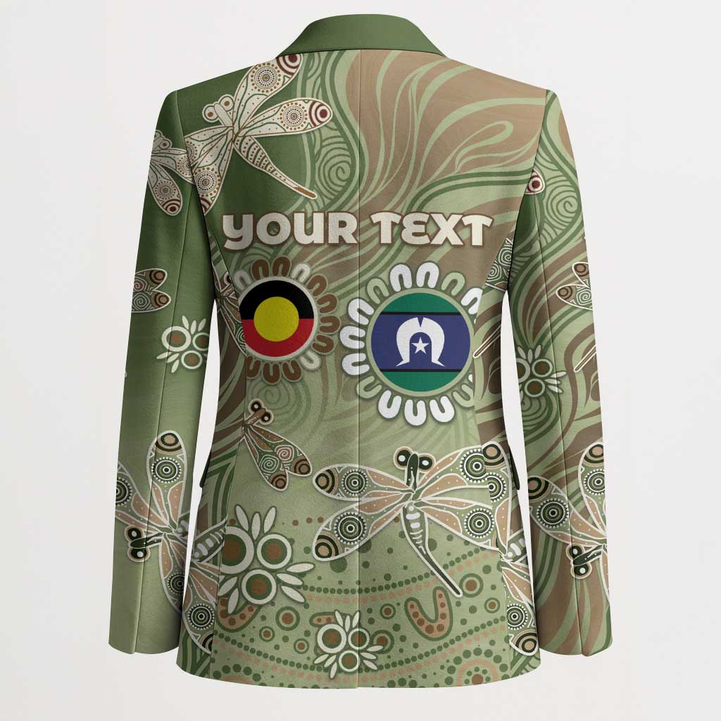 Personalised NAIDOC Week 2026 Blazer Dragonfly Australian Aboriginal Art