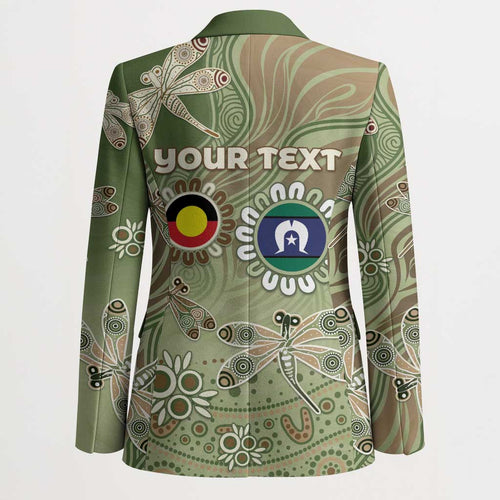 Personalised NAIDOC Week 2026 Blazer Dragonfly Australian Aboriginal Art