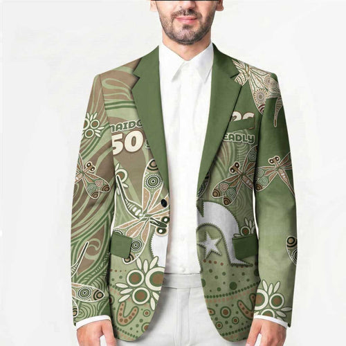 Personalised NAIDOC Week 2026 Blazer Dragonfly Australian Aboriginal Art
