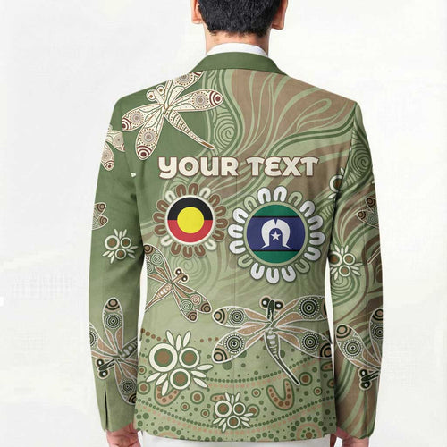 Personalised NAIDOC Week 2026 Blazer Dragonfly Australian Aboriginal Art