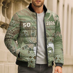 Personalised NAIDOC Week 2026 Bomber Puffer Jacket Dragonfly Australian Aboriginal Art