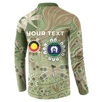 Personalised NAIDOC Week 2026 Button Sweatshirt Dragonfly Australian Aboriginal Art