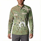 Personalised NAIDOC Week 2026 Button Sweatshirt Dragonfly Australian Aboriginal Art