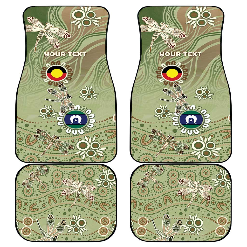 Personalised NAIDOC Week 2026 Car Mats Dragonfly Australian Aboriginal Art