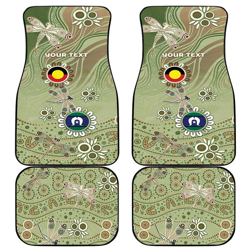 Personalised NAIDOC Week 2026 Car Mats Dragonfly Australian Aboriginal Art