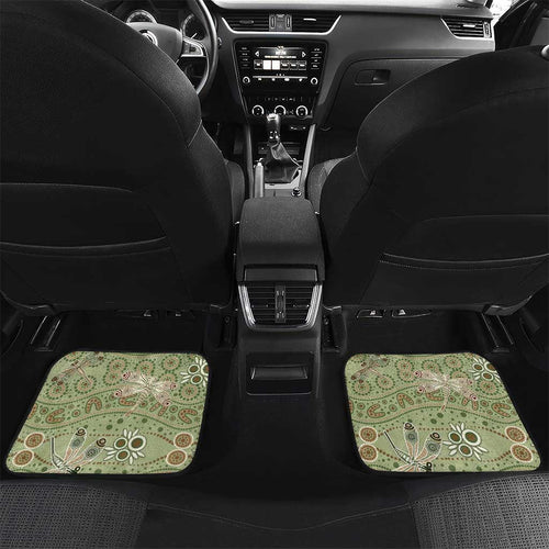 Personalised NAIDOC Week 2026 Car Mats Dragonfly Australian Aboriginal Art