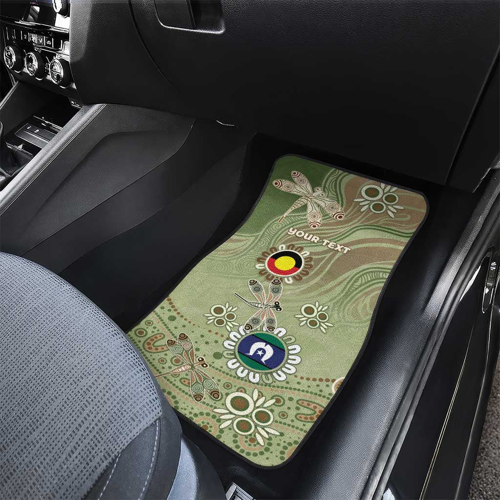 Personalised NAIDOC Week 2026 Car Mats Dragonfly Australian Aboriginal Art
