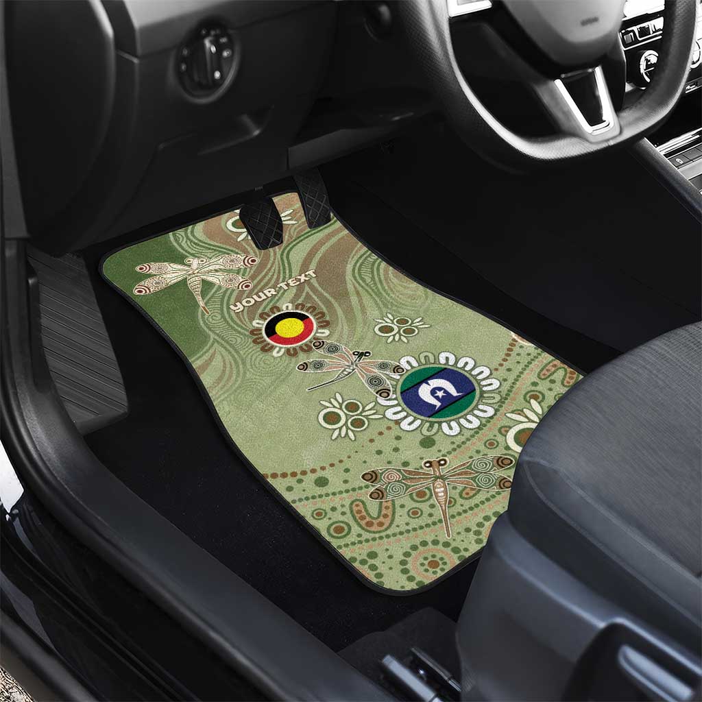 Personalised NAIDOC Week 2026 Car Mats Dragonfly Australian Aboriginal Art