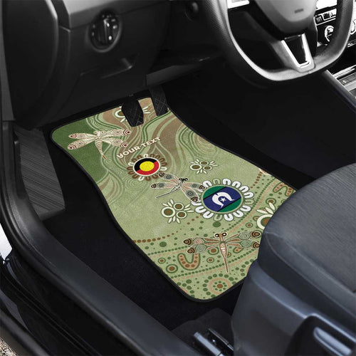 Personalised NAIDOC Week 2026 Car Mats Dragonfly Australian Aboriginal Art