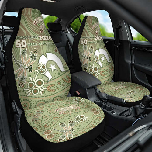 NAIDOC Week 2026 Car Seat Cover Dragonfly Australian Aboriginal Art