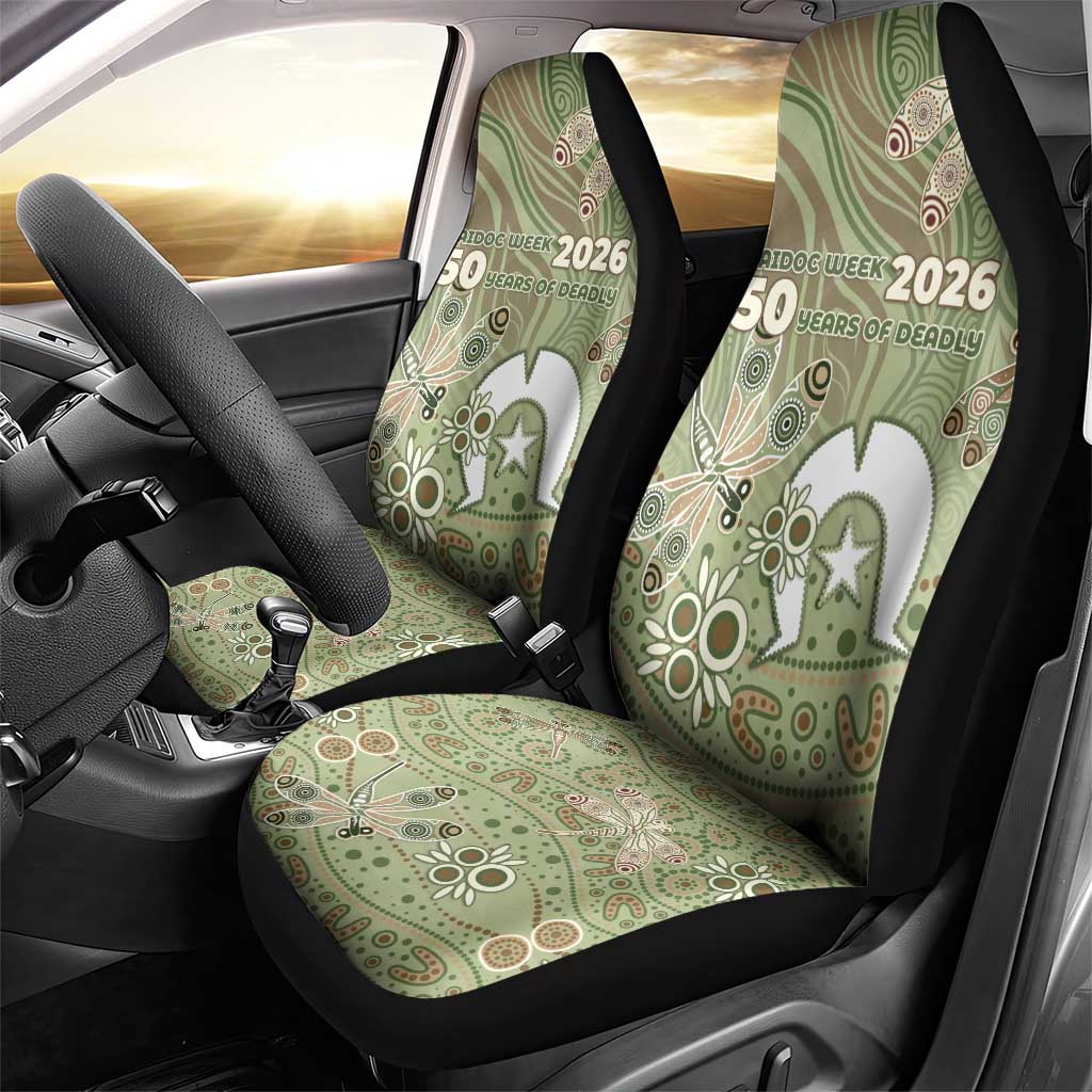 NAIDOC Week 2026 Car Seat Cover Dragonfly Australian Aboriginal Art