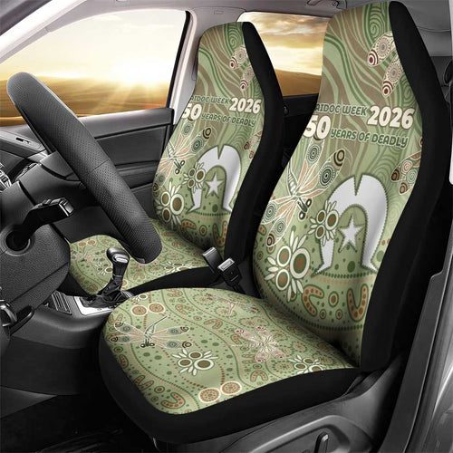 NAIDOC Week 2026 Car Seat Cover Dragonfly Australian Aboriginal Art