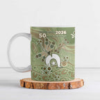 Personalised NAIDOC Week 2026 Ceramic Mug Dragonfly Australian Aboriginal Art