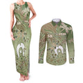Personalised NAIDOC Week 2026 Couples Matching Tank Maxi Dress and Long Sleeve Button Shirt Dragonfly Australian Aboriginal Art