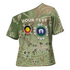 Personalised NAIDOC Week 2026 Cross Shoulder Shirt Dragonfly Australian Aboriginal Art
