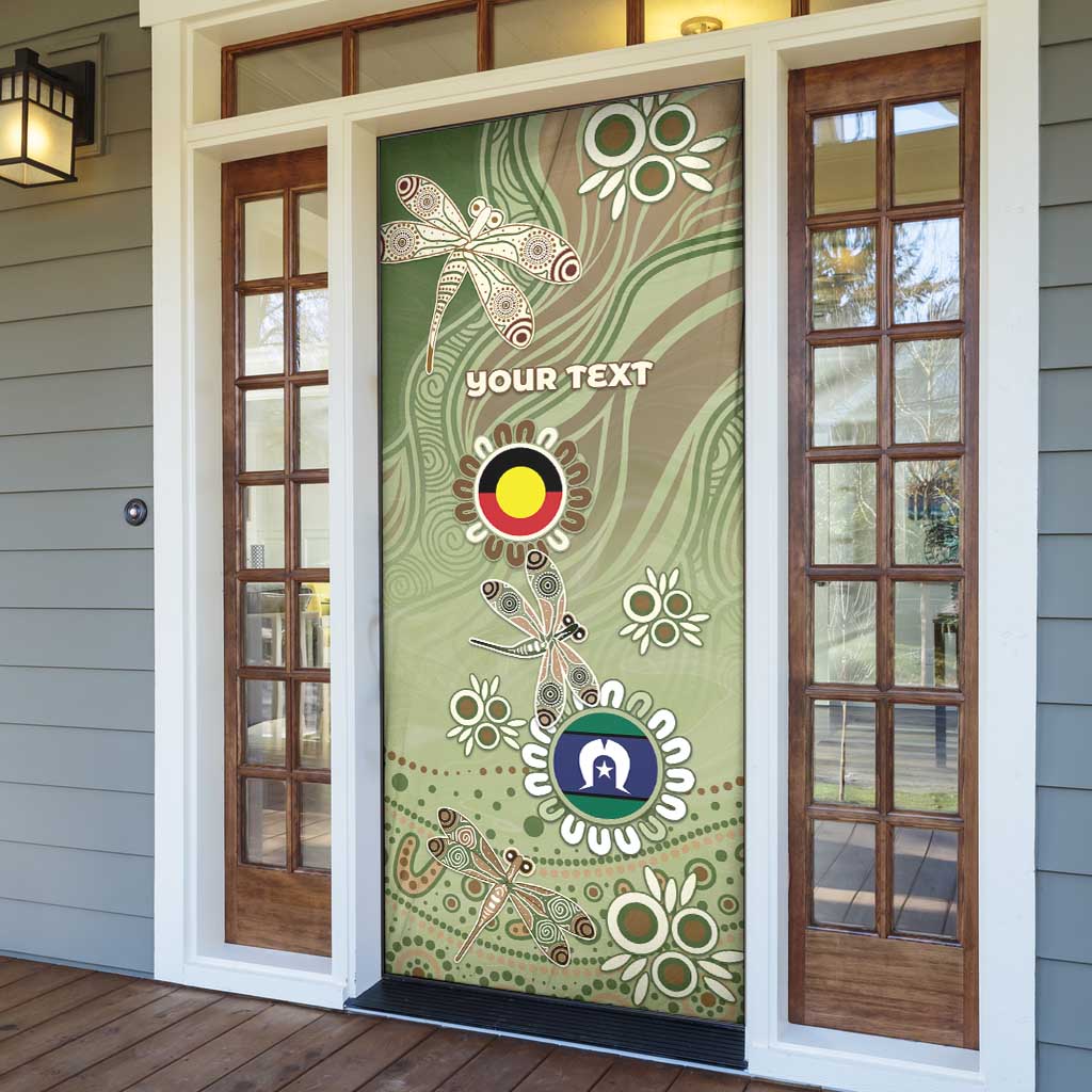 Personalised NAIDOC Week 2026 Door Cover Dragonfly Australian Aboriginal Art