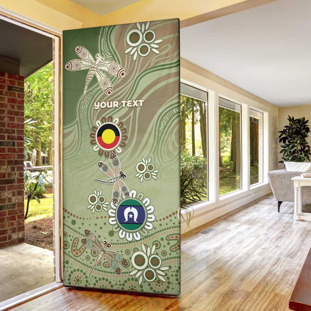 Personalised NAIDOC Week 2026 Door Cover Dragonfly Australian Aboriginal Art