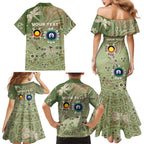 Personalised NAIDOC Week 2026 Family Matching Mermaid Dress and Hawaiian Shirt Dragonfly Australian Aboriginal Art