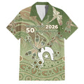 Personalised NAIDOC Week 2026 Family Matching Mermaid Dress and Hawaiian Shirt Dragonfly Australian Aboriginal Art