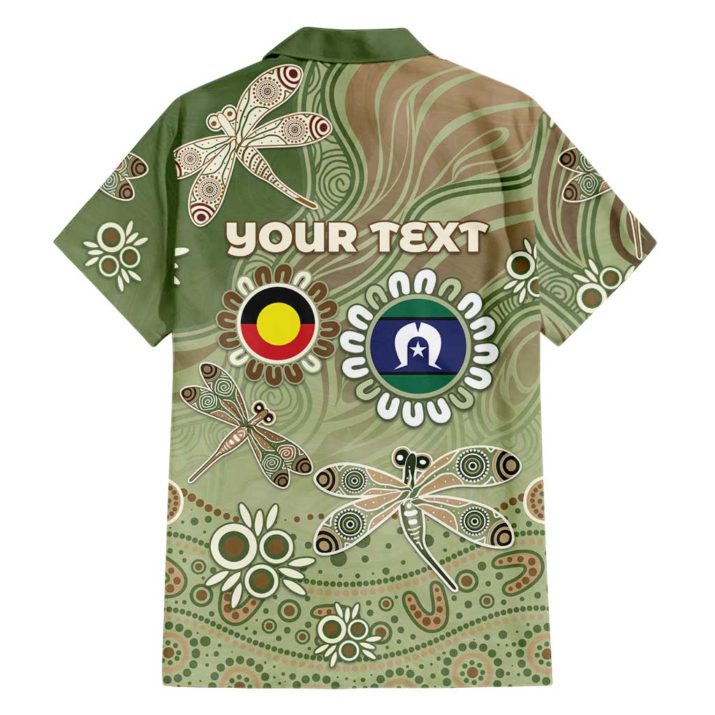 Personalised NAIDOC Week 2026 Family Matching Mermaid Dress and Hawaiian Shirt Dragonfly Australian Aboriginal Art