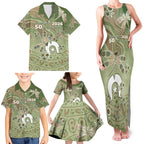 Personalised NAIDOC Week 2026 Family Matching Tank Maxi Dress and Hawaiian Shirt Dragonfly Australian Aboriginal Art