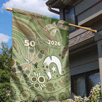 NAIDOC Week 2026 Garden Flag Dragonfly Australian Aboriginal Art