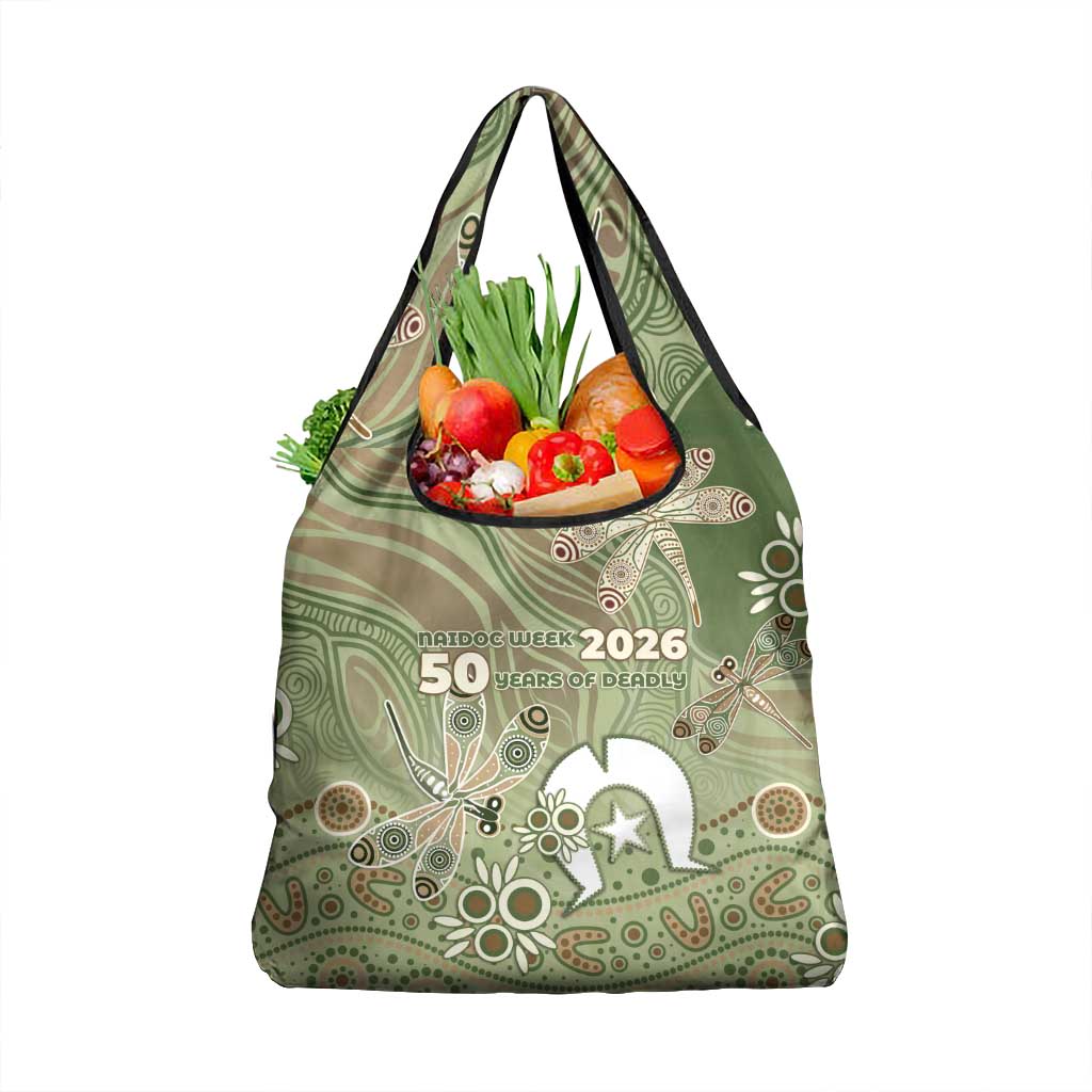 NAIDOC Week 2026 Grocery Bag Dragonfly Australian Aboriginal Art