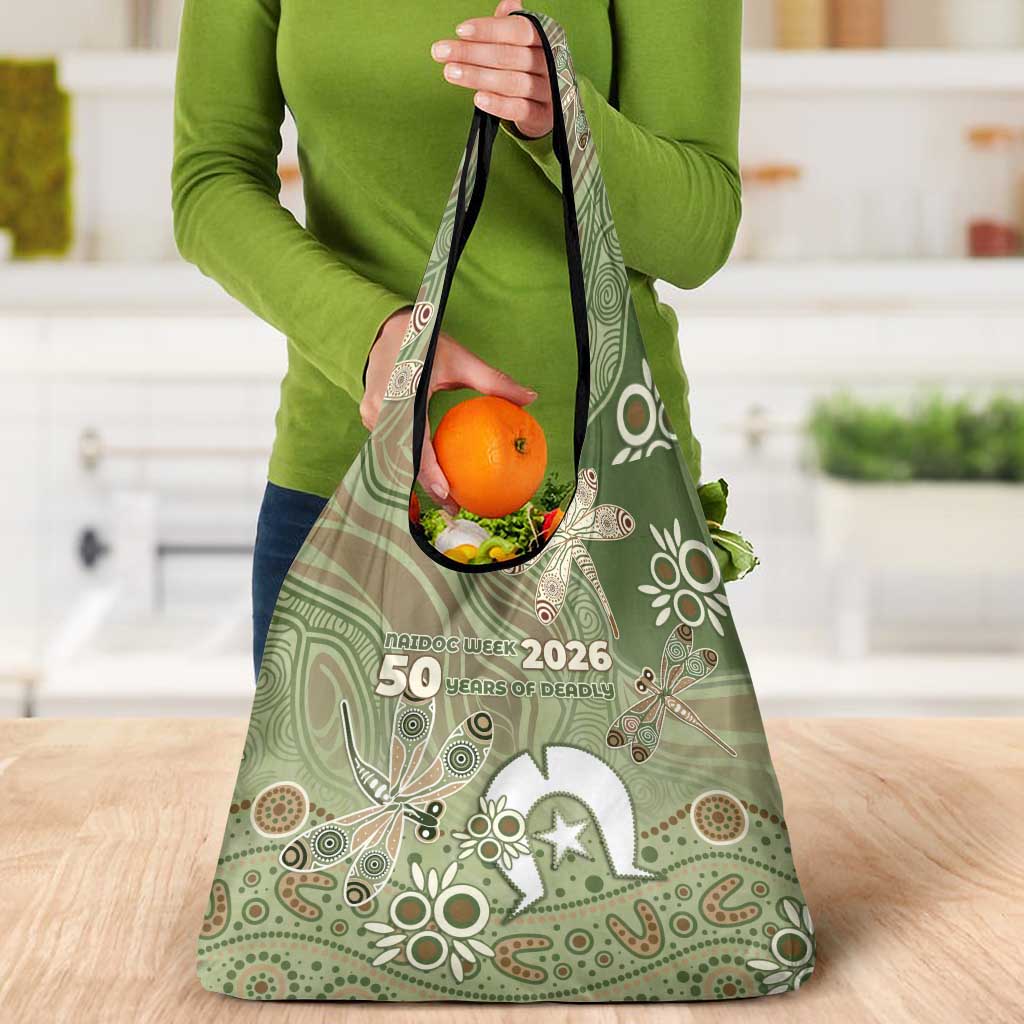NAIDOC Week 2026 Grocery Bag Dragonfly Australian Aboriginal Art