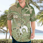 Personalised NAIDOC Week 2026 Hawaiian Shirt Dragonfly Australian Aboriginal Art