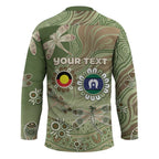 Personalised NAIDOC Week 2026 Hockey Jersey Dragonfly Australian Aboriginal Art