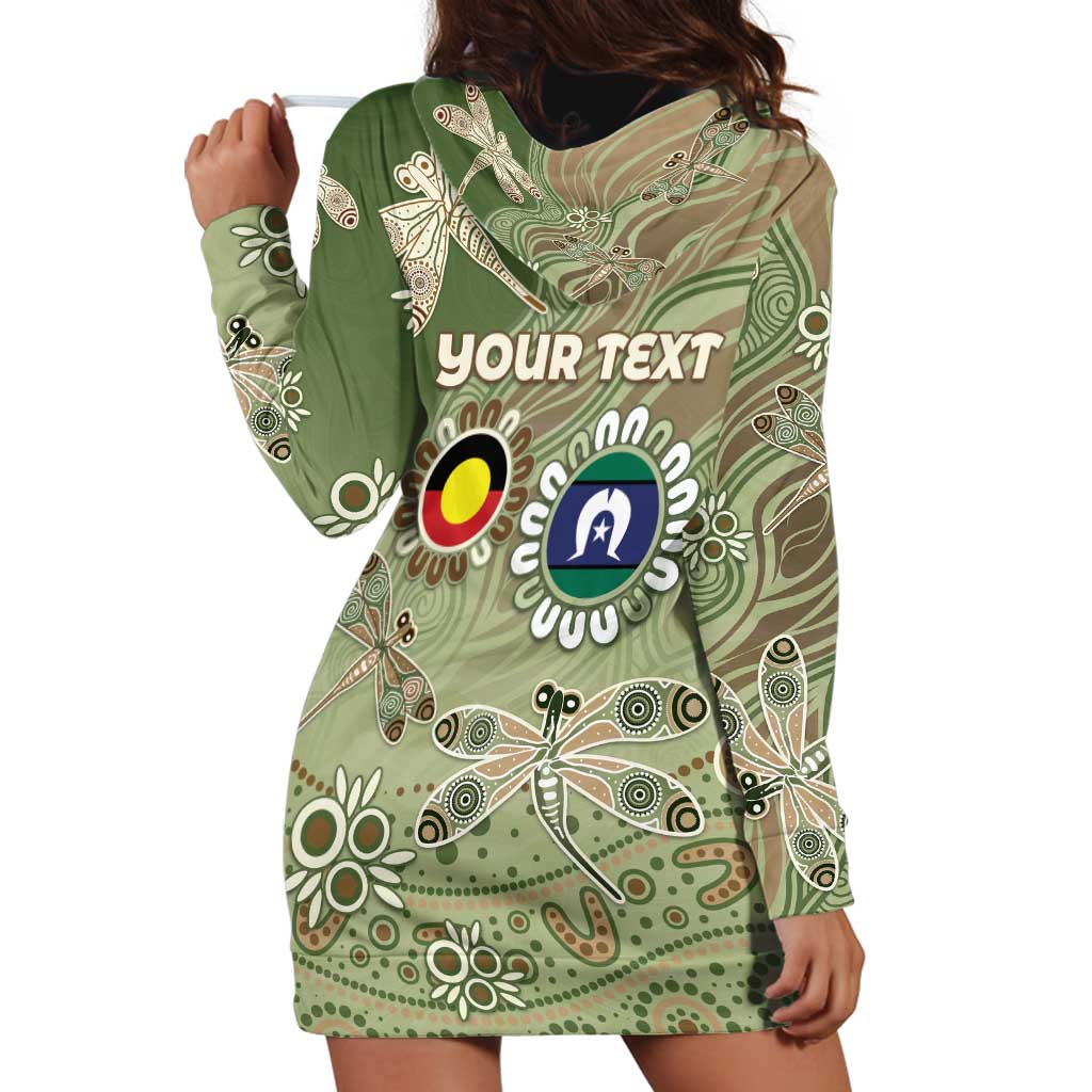 Personalised NAIDOC Week 2026 Hoodie Dress Dragonfly Australian Aboriginal Art