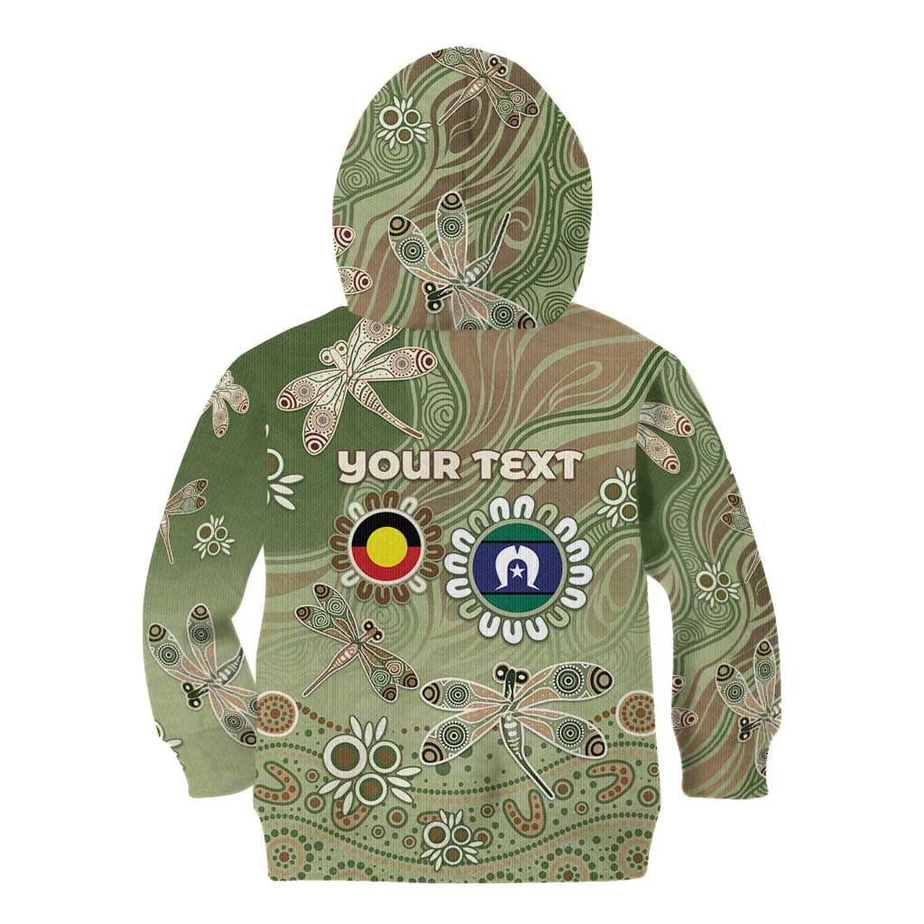 Personalised NAIDOC Week 2026 Kid Hoodie Dragonfly Australian Aboriginal Art