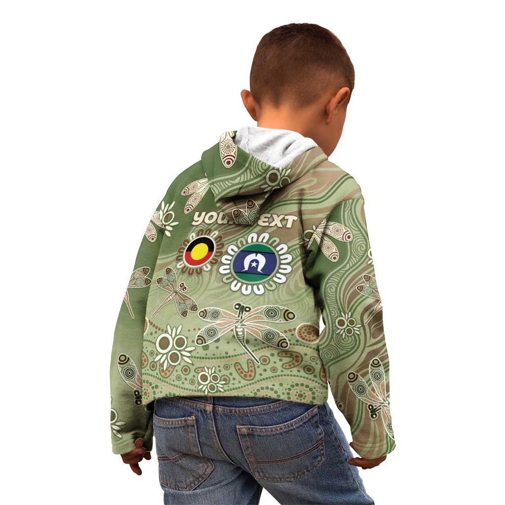 Personalised NAIDOC Week 2026 Kid Hoodie Dragonfly Australian Aboriginal Art