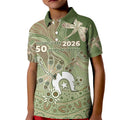 Personalised NAIDOC Week 2026 Kid Polo Shirt Dragonfly Australian Aboriginal Art