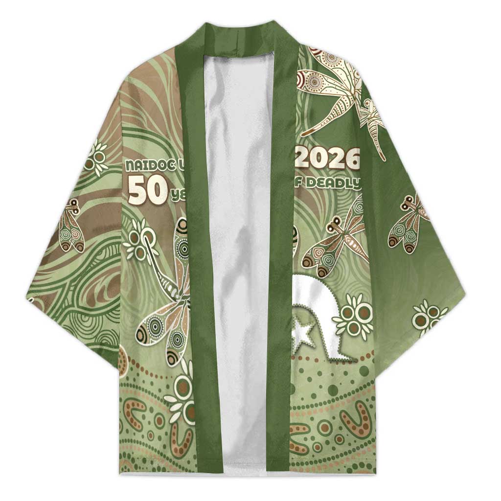 Personalised NAIDOC Week 2026 Kimono Dragonfly Australian Aboriginal Art