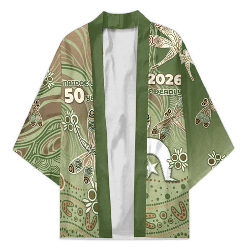 Personalised NAIDOC Week 2026 Kimono Dragonfly Australian Aboriginal Art