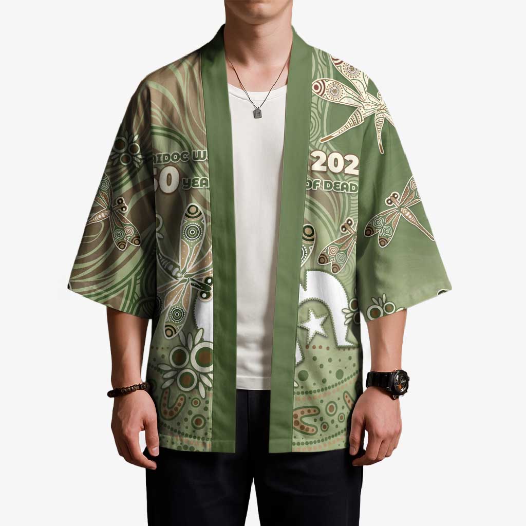 Personalised NAIDOC Week 2026 Kimono Dragonfly Australian Aboriginal Art