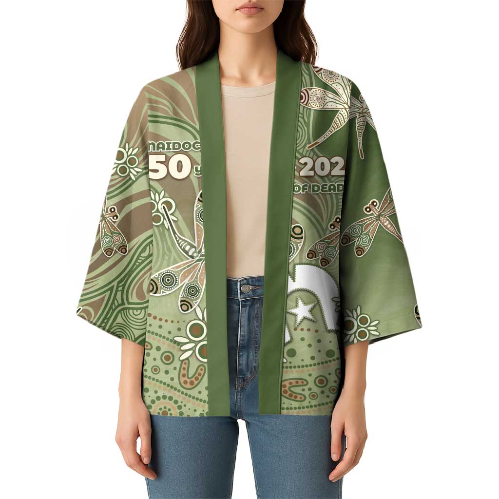 Personalised NAIDOC Week 2026 Kimono Dragonfly Australian Aboriginal Art