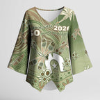 Personalised NAIDOC Week 2026 Kimono Sleeve Blouse Dragonfly Australian Aboriginal Art